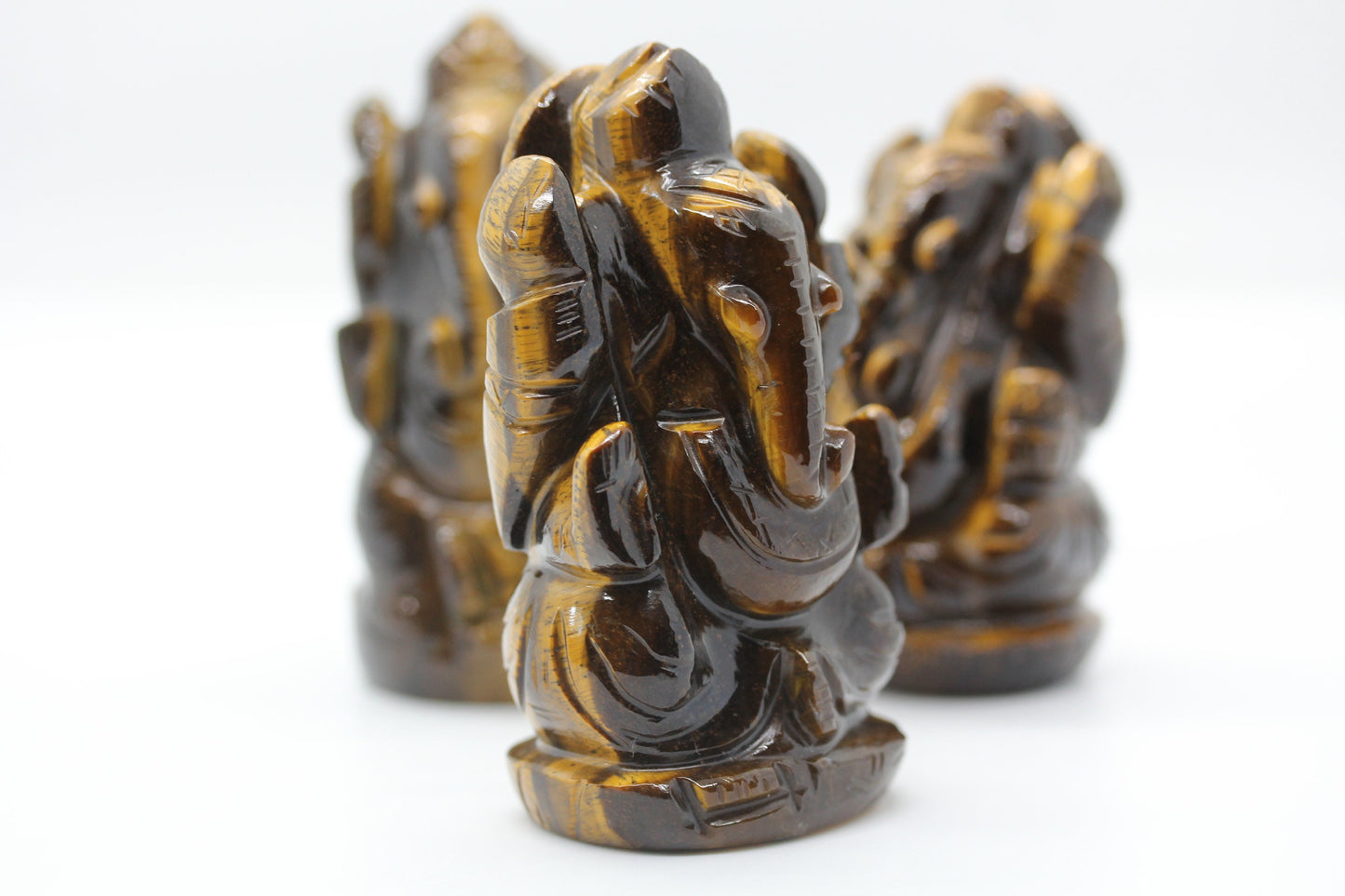 Tigers Eye Ganesha - Atyahara Rocks and Minerals