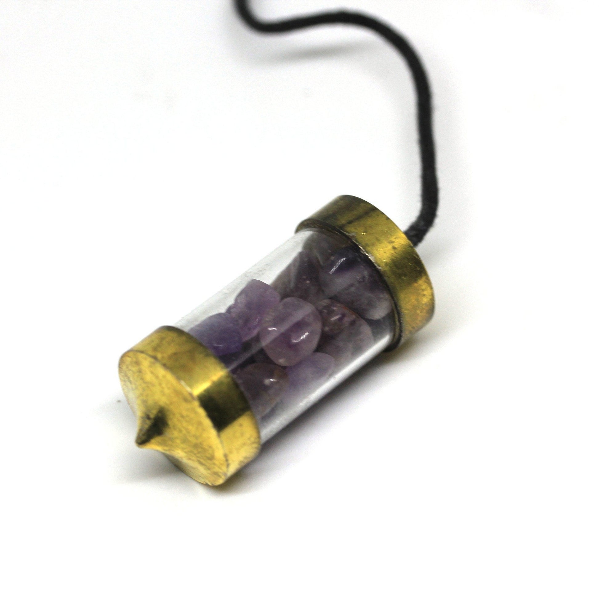 Refillable Chips Bullet Pendulum - Atyahara Rocks and Minerals