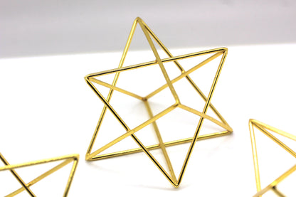 Gold-Plated Merkaba Star - Atyahara Rocks and Minerals