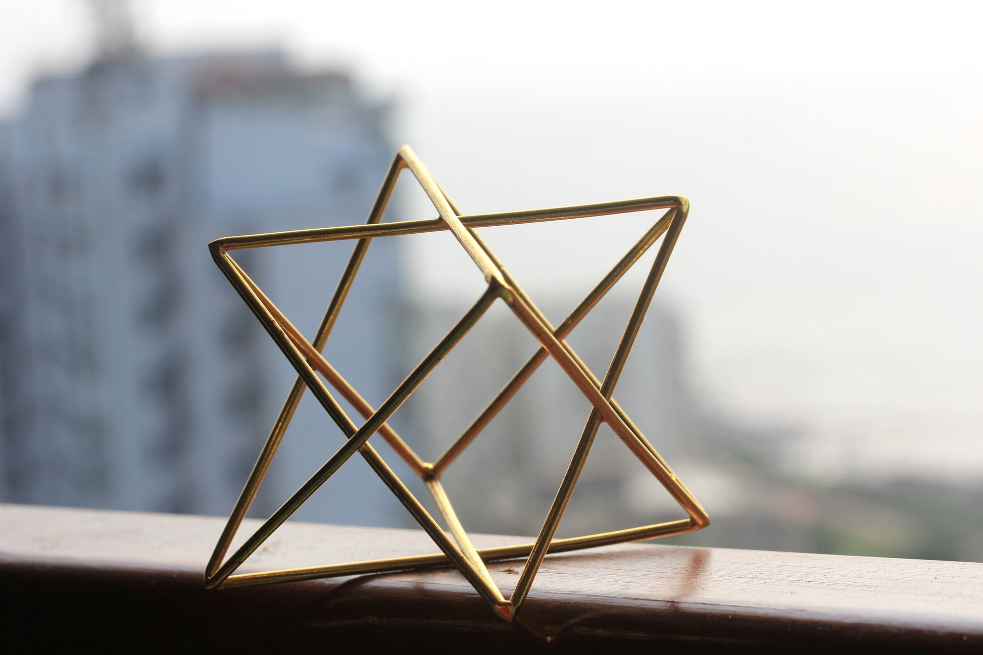 Gold-Plated Merkaba Star - Atyahara Rocks and Minerals