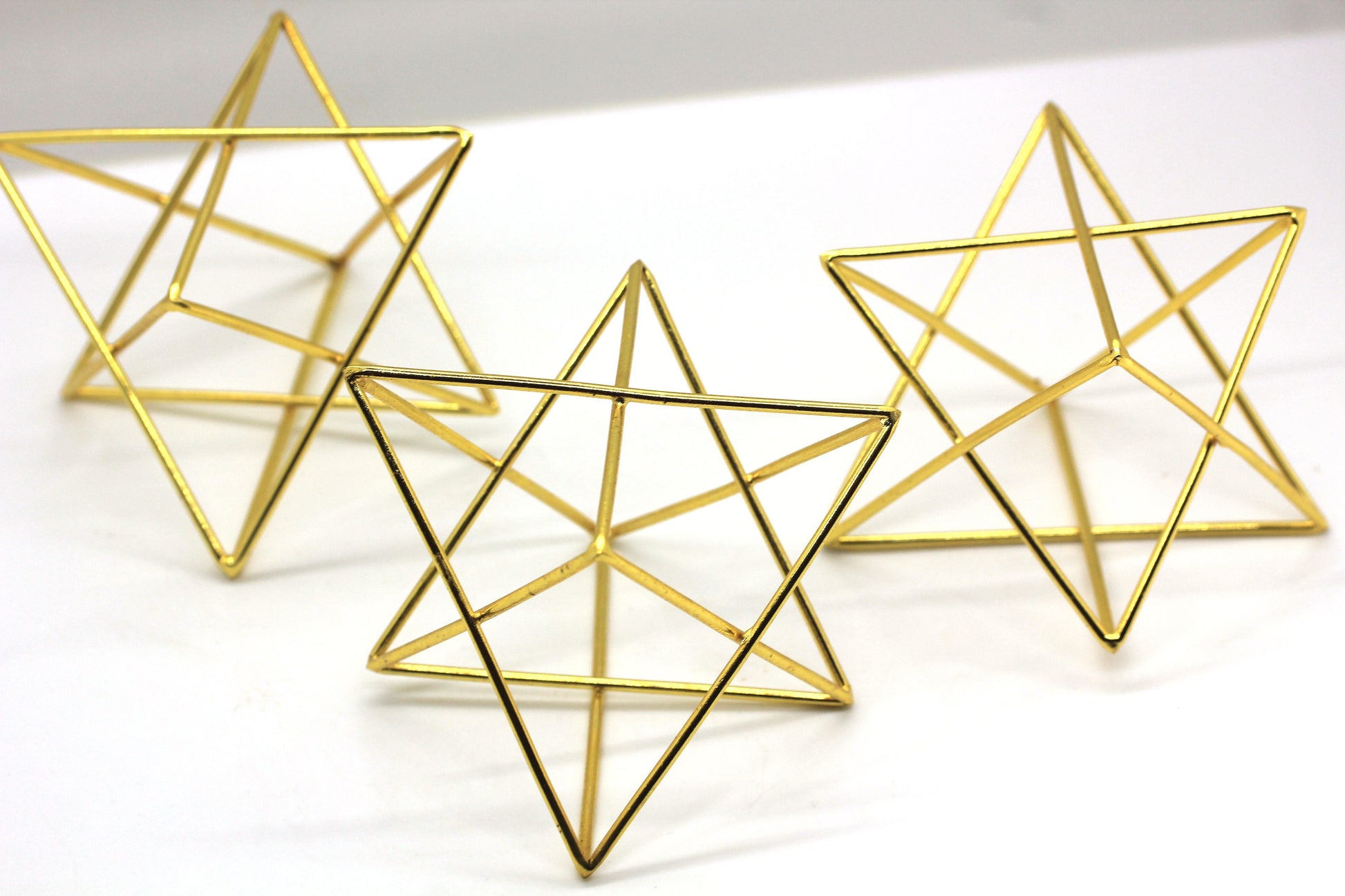 Gold-Plated Merkaba Star - Atyahara Rocks and Minerals