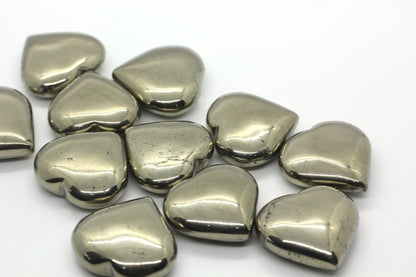 Pyrite Mini Hearts - Atyahara Rocks and Minerals