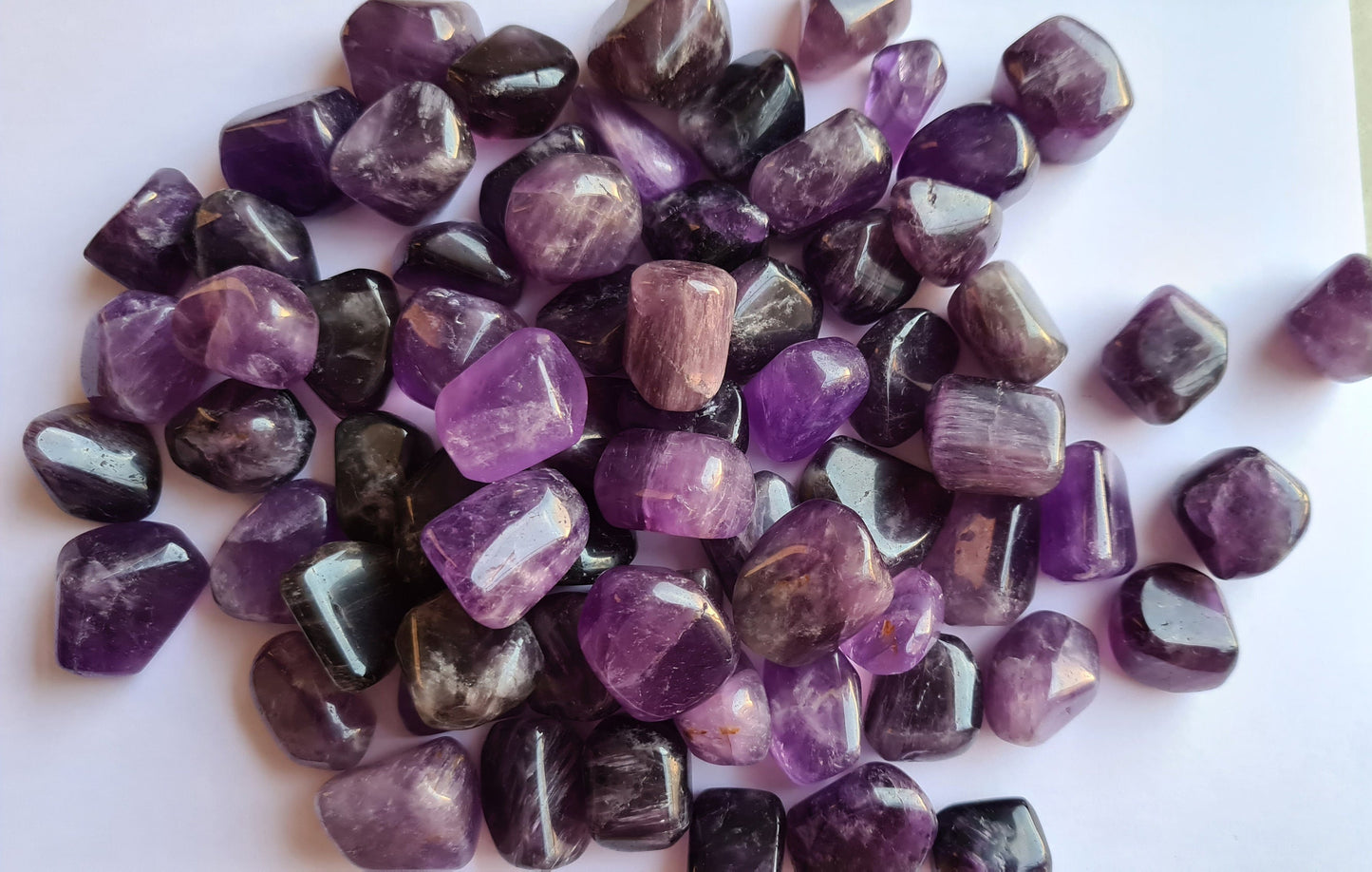 Brazilian Amethyst Tumbled Stones