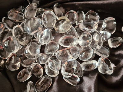 Clear Crystal Quartz Tumbled Stones