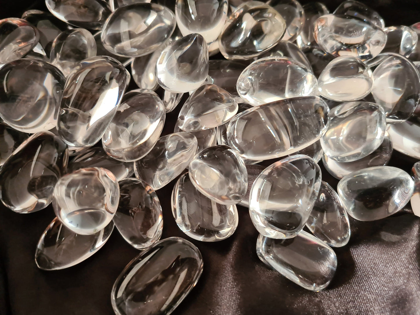 Clear Crystal Quartz Tumbled Stones