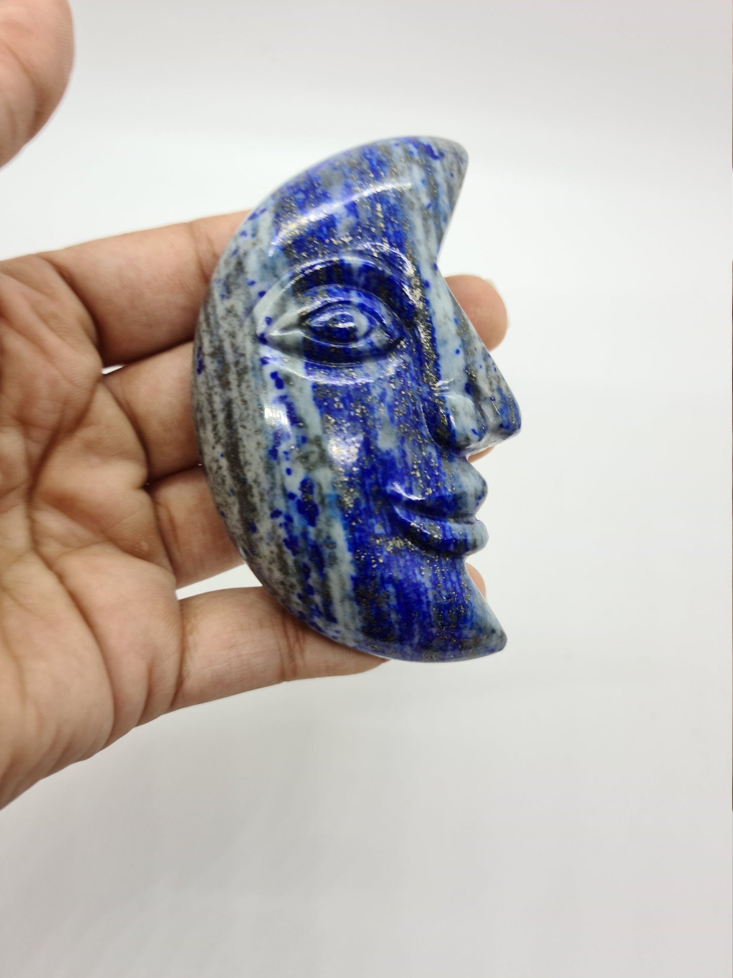 Sun & Moon in Lapis - Atyahara Rocks and Minerals