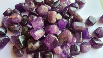 Brazilian Amethyst Tumbled Stones