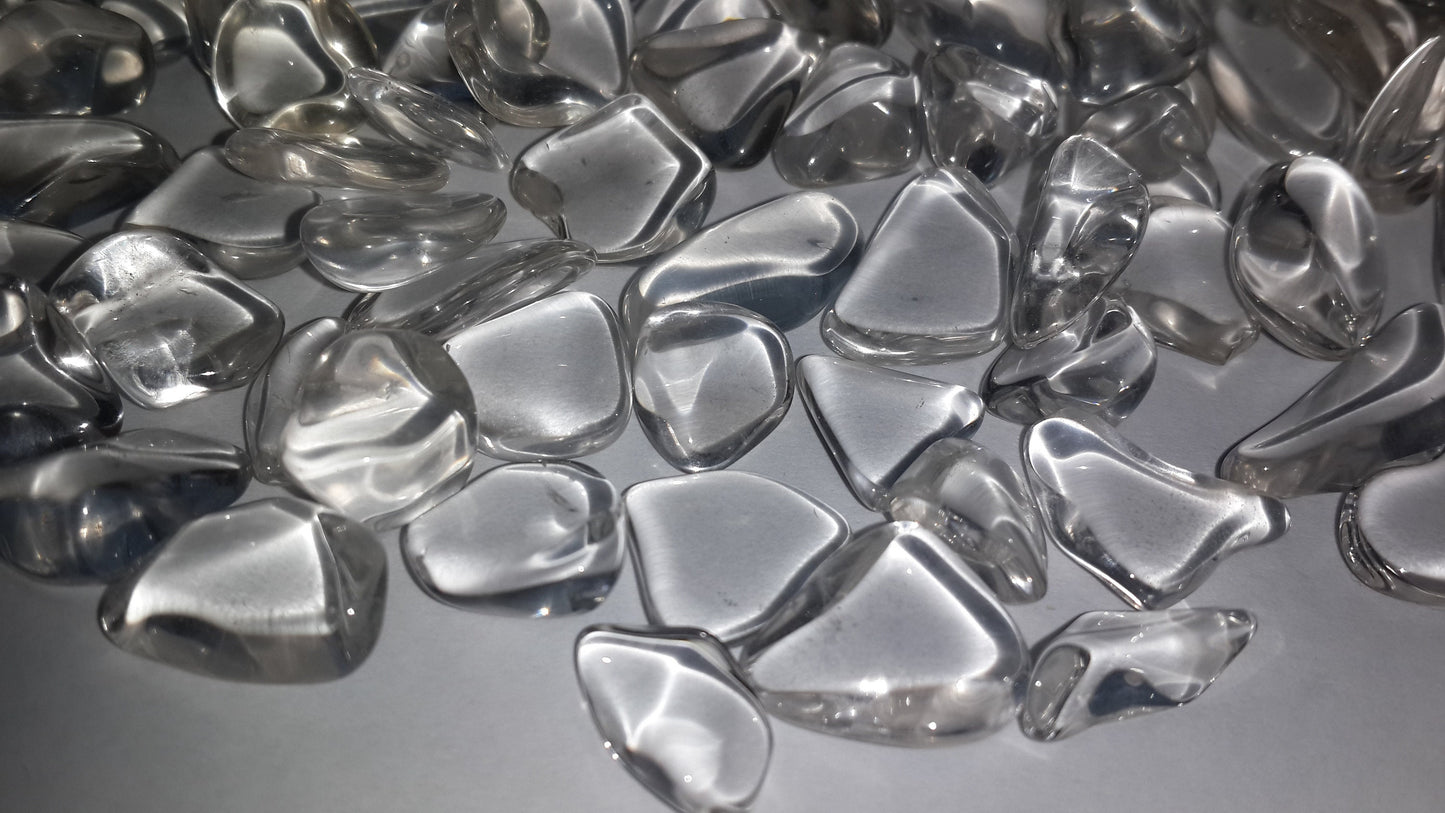 Clear Crystal Quartz Tumbled Stones