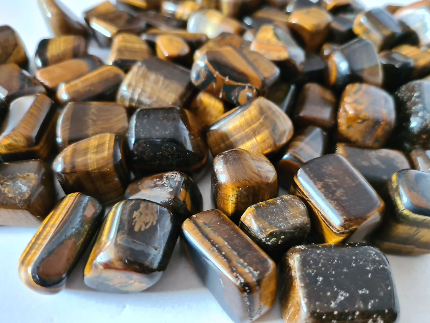 Tiger Eye Tumbled Stone - Atyahara Rocks and Minerals