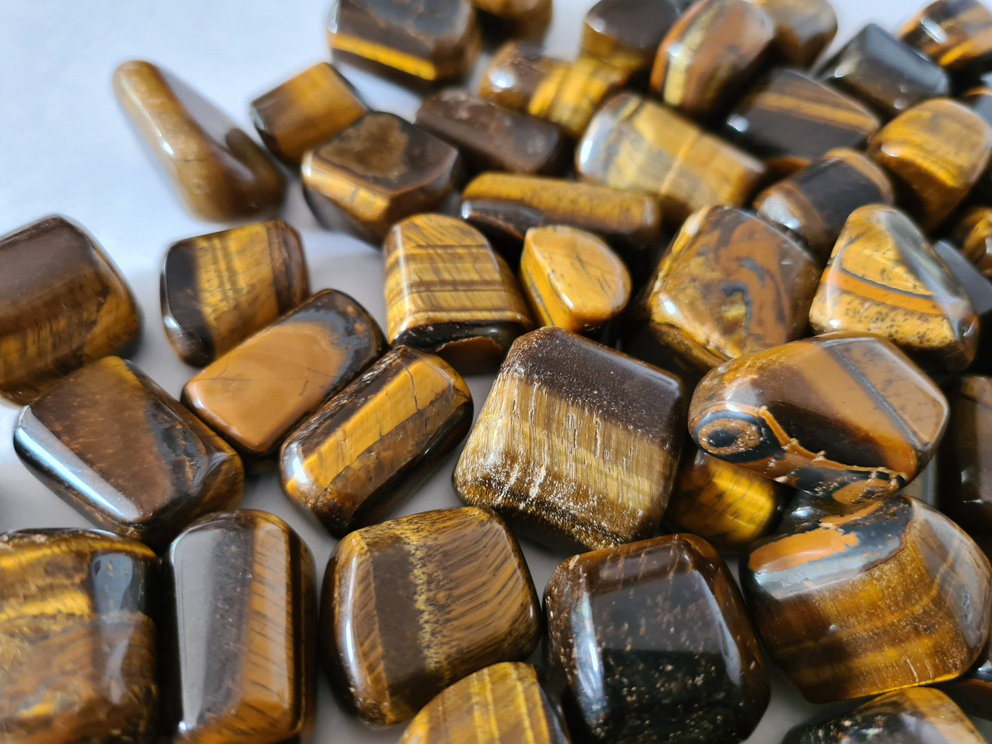 Tiger Eye Tumbled Stone - Atyahara Rocks and Minerals