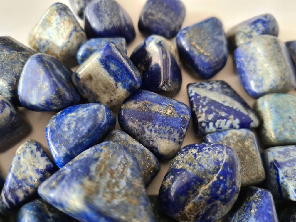 Lapis Lazuli Tumbled Stones - Atyahara Rocks and Minerals