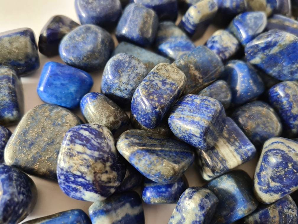 Lapis Lazuli Tumbled Stones - Atyahara Rocks and Minerals