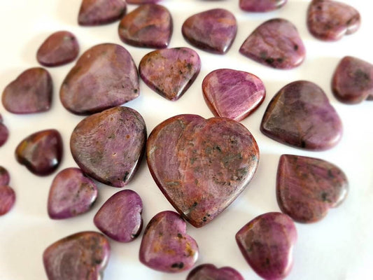 Ruby Hearts 2-4 cm