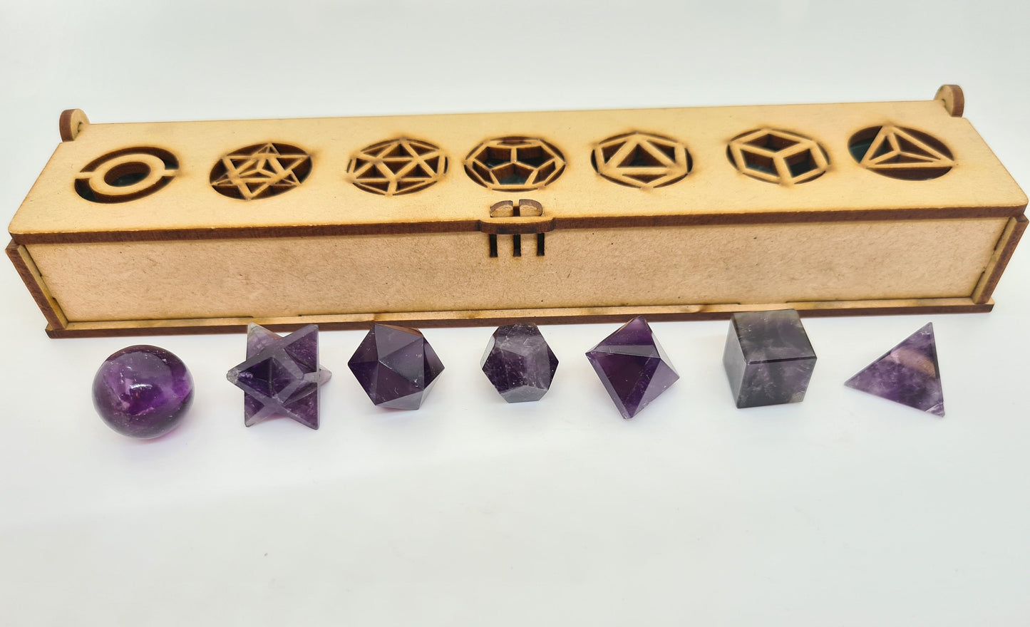 Amethyst Sacred Geometry Set