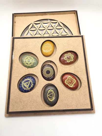 Reiki 7 Chakra Oval Set