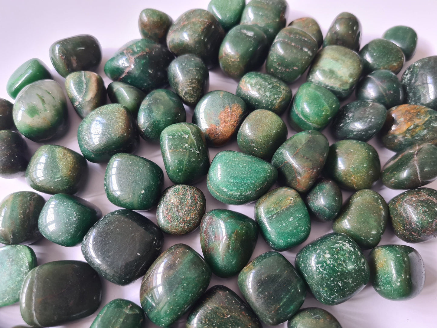 Indian Jade Tumbled Stone - Atyahara Rocks and Minerals