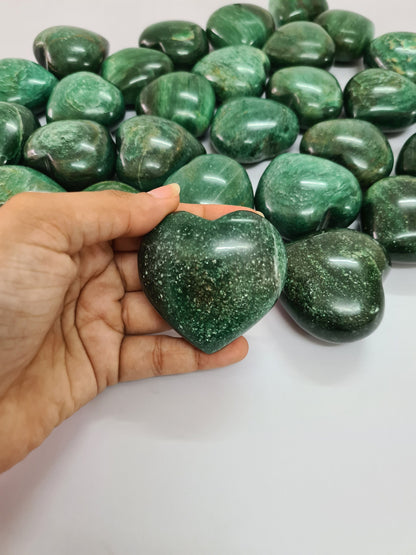 Green Aventurine Heart - Atyahara Rocks and Minerals