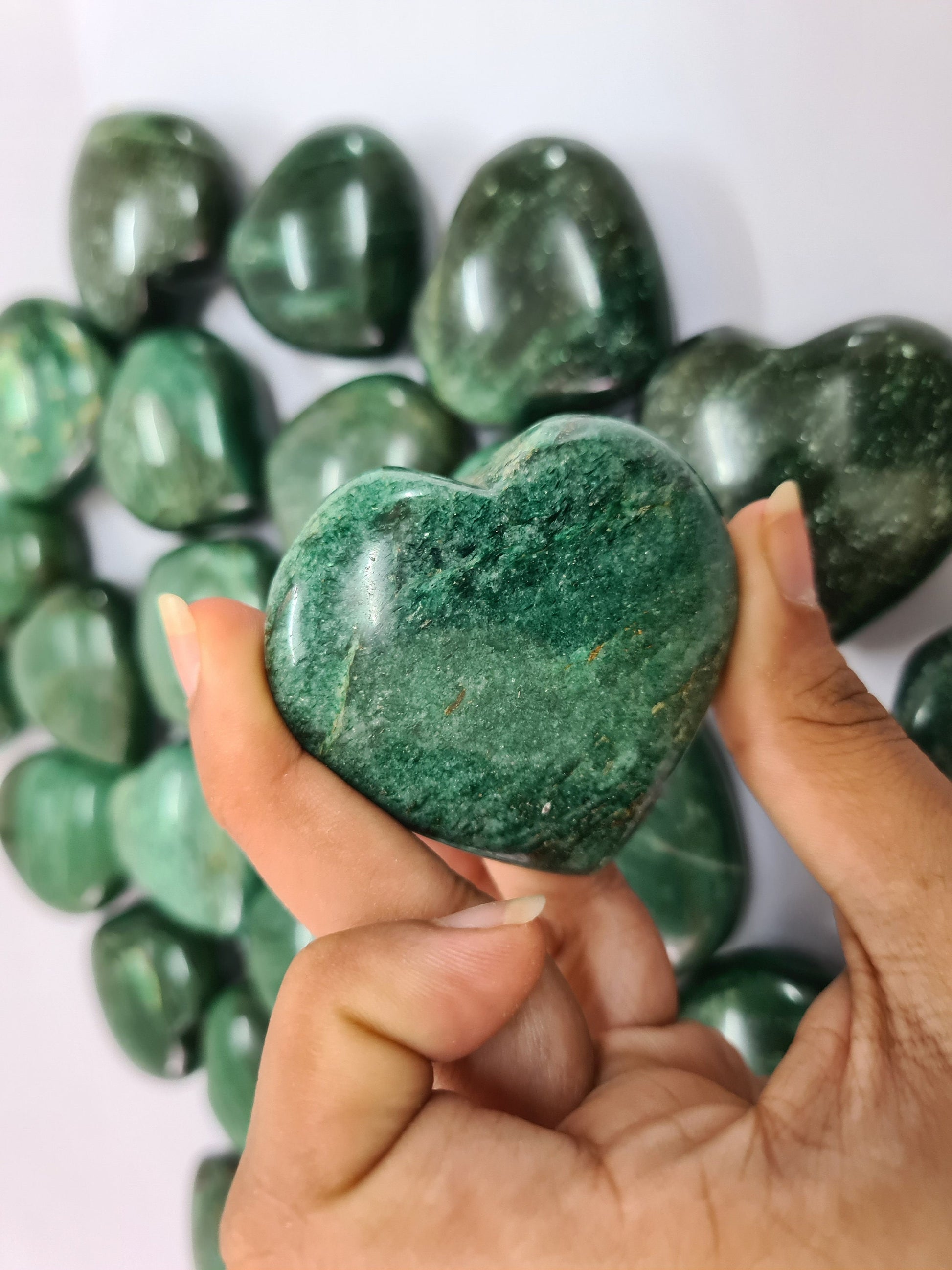 Green Aventurine Heart - Atyahara Rocks and Minerals