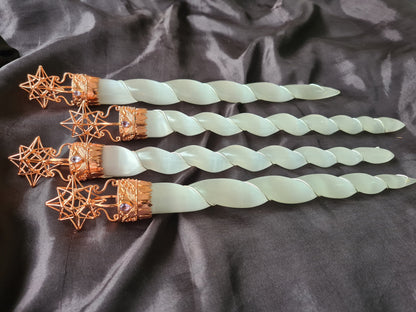 Moroccan Selenite Reiki Wand