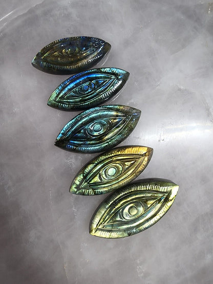 Labradorite Evil Eye - Atyahara Rocks and Minerals