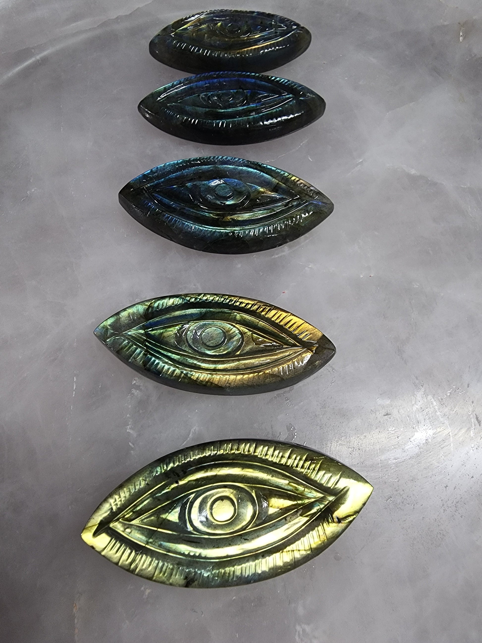 Labradorite Evil Eye - Atyahara Rocks and Minerals