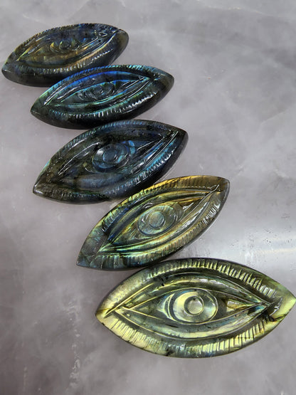 Labradorite Evil Eye - Atyahara Rocks and Minerals