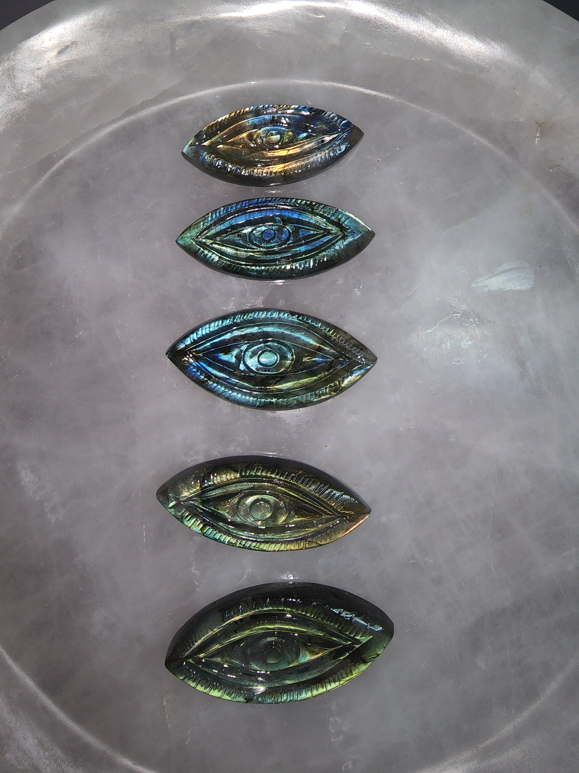 Labradorite Evil Eye - Atyahara Rocks and Minerals