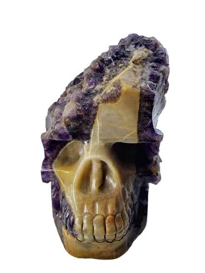 Amethyst Quartz Specimen Skull