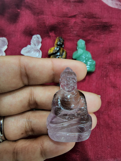 Mini Buddha Gemstone Carvings