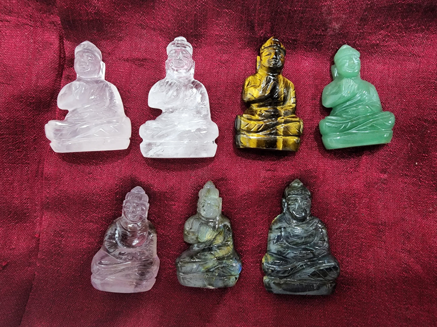 Mini Buddha Gemstone Carvings