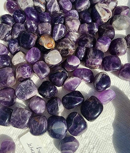 Brazilian Amethyst Tumbled Stones