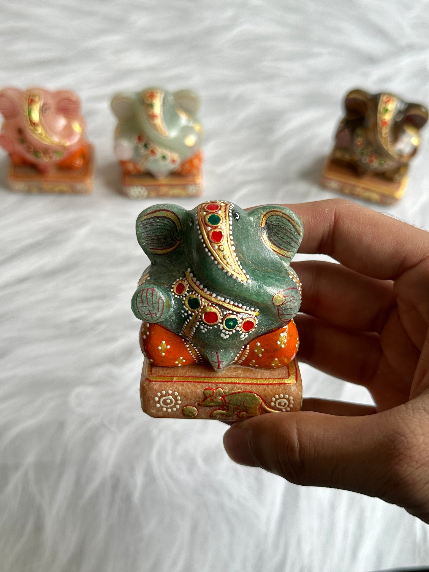 Mini Stone Ganeshas - Atyahara Rocks and Minerals