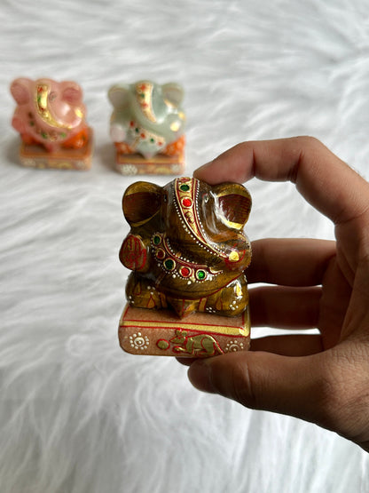 Mini Stone Ganeshas - Atyahara Rocks and Minerals