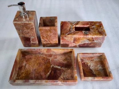 Elegant Resin Bathroom Set