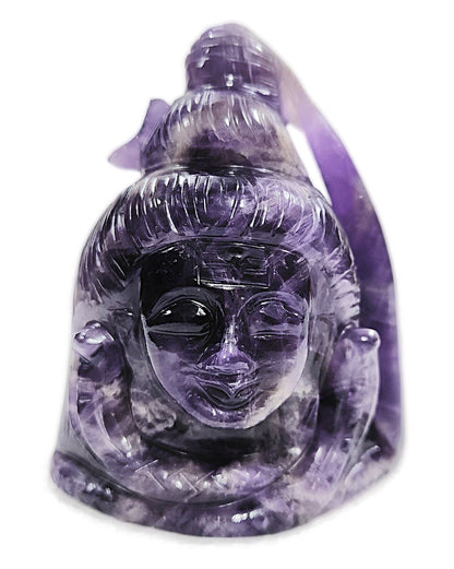 Amethyst Shiva Head - Atyahara Rocks and Minerals