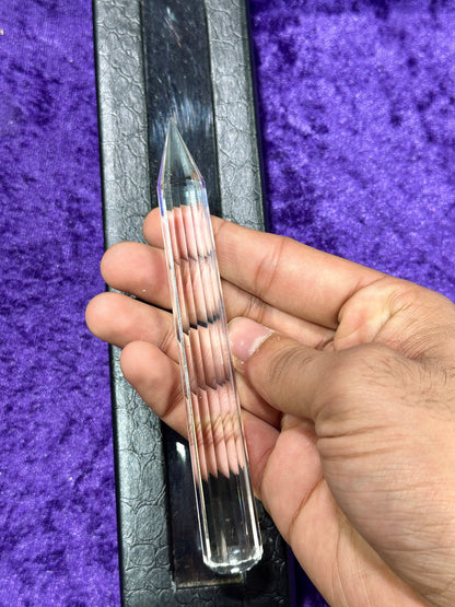 Clear Quartz Vogel Crystal Wand