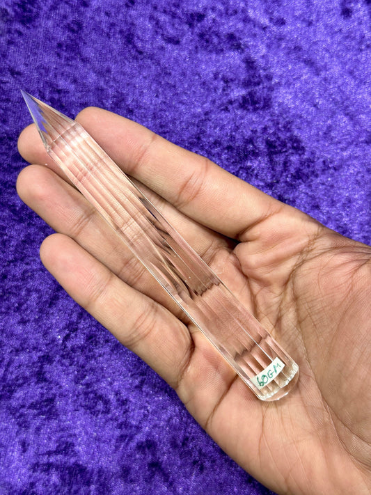 Clear Quartz Vogel Crystal Wand