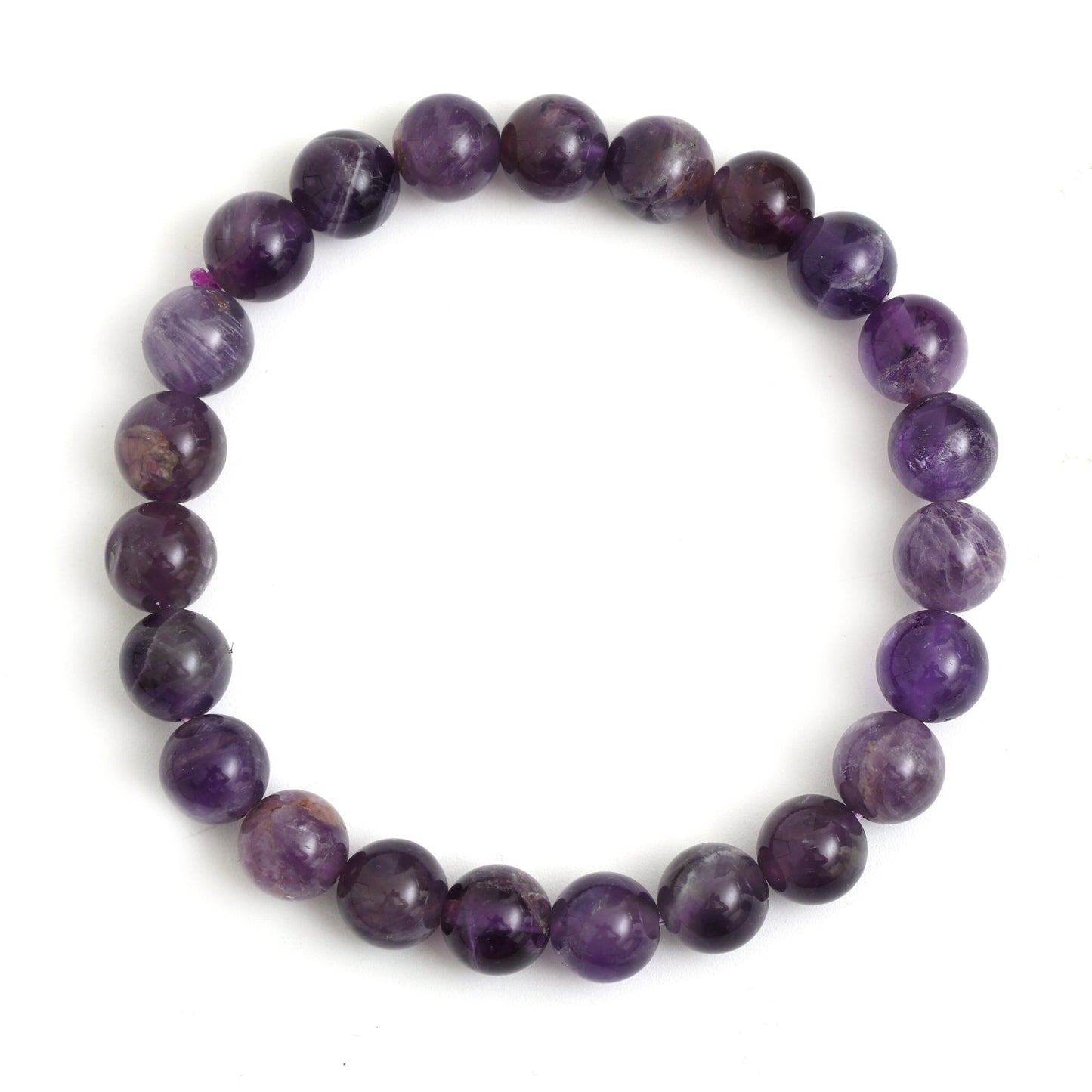 Amethyst Bead Bracelet