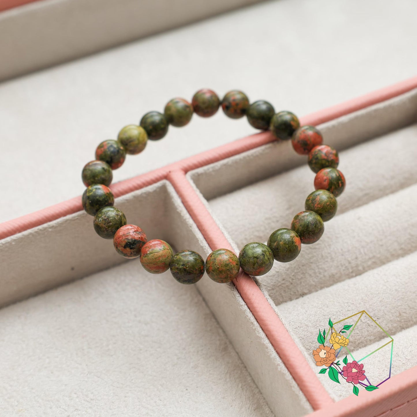 Unakite Bracelet - Atyahara Rocks and Minerals