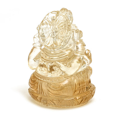 Citrine Ganesha Idol