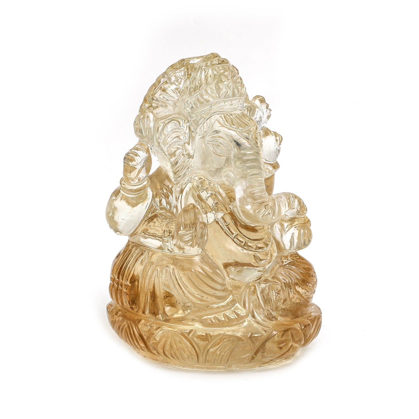 Citrine Ganesha Idol