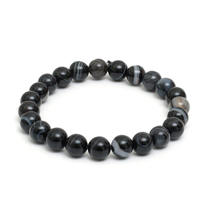 Black Onyx Beaded Bracelet