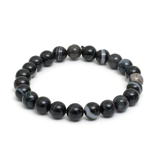 Black Onyx Beaded Bracelet