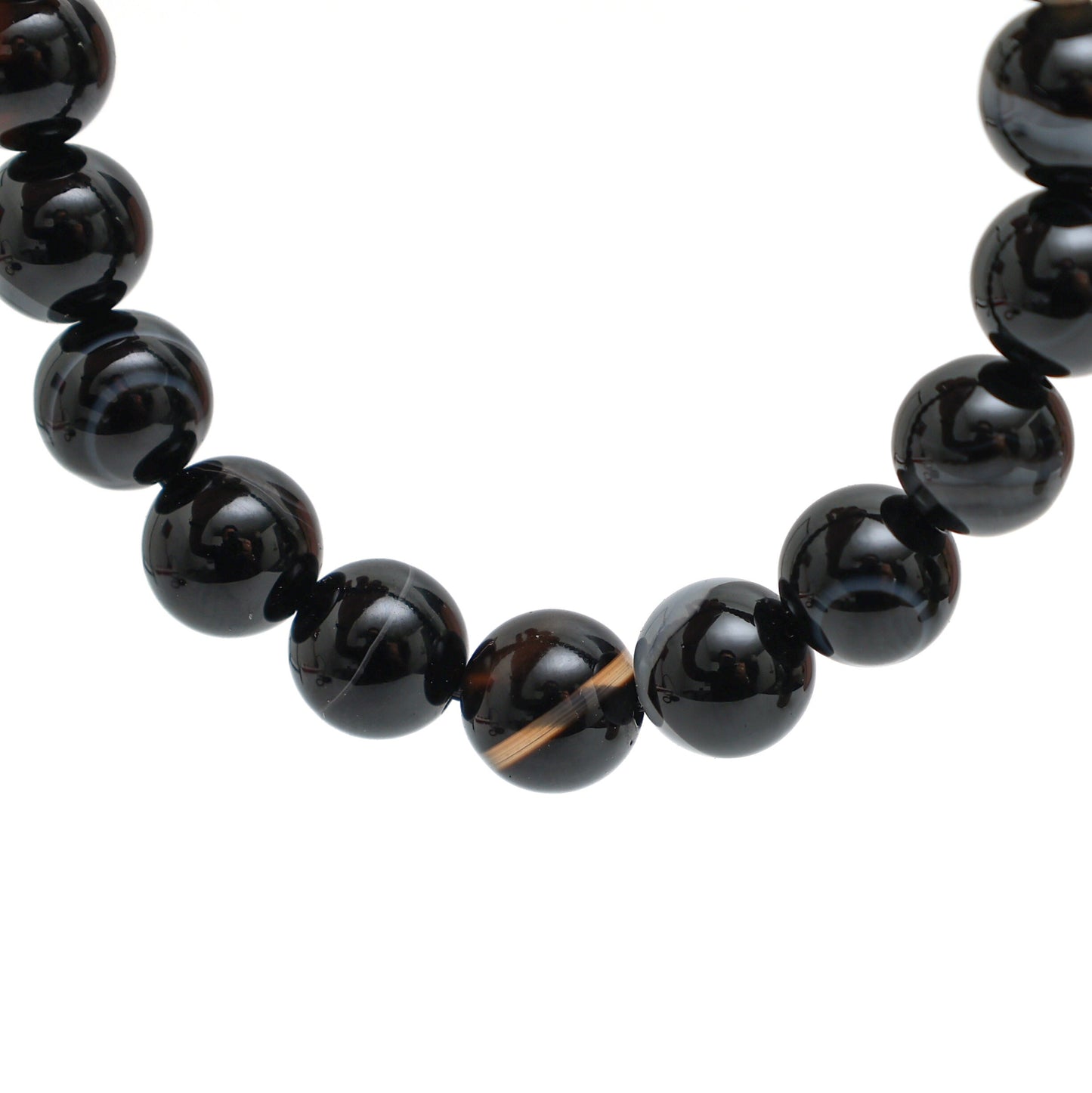 Black Onyx Beaded Bracelet