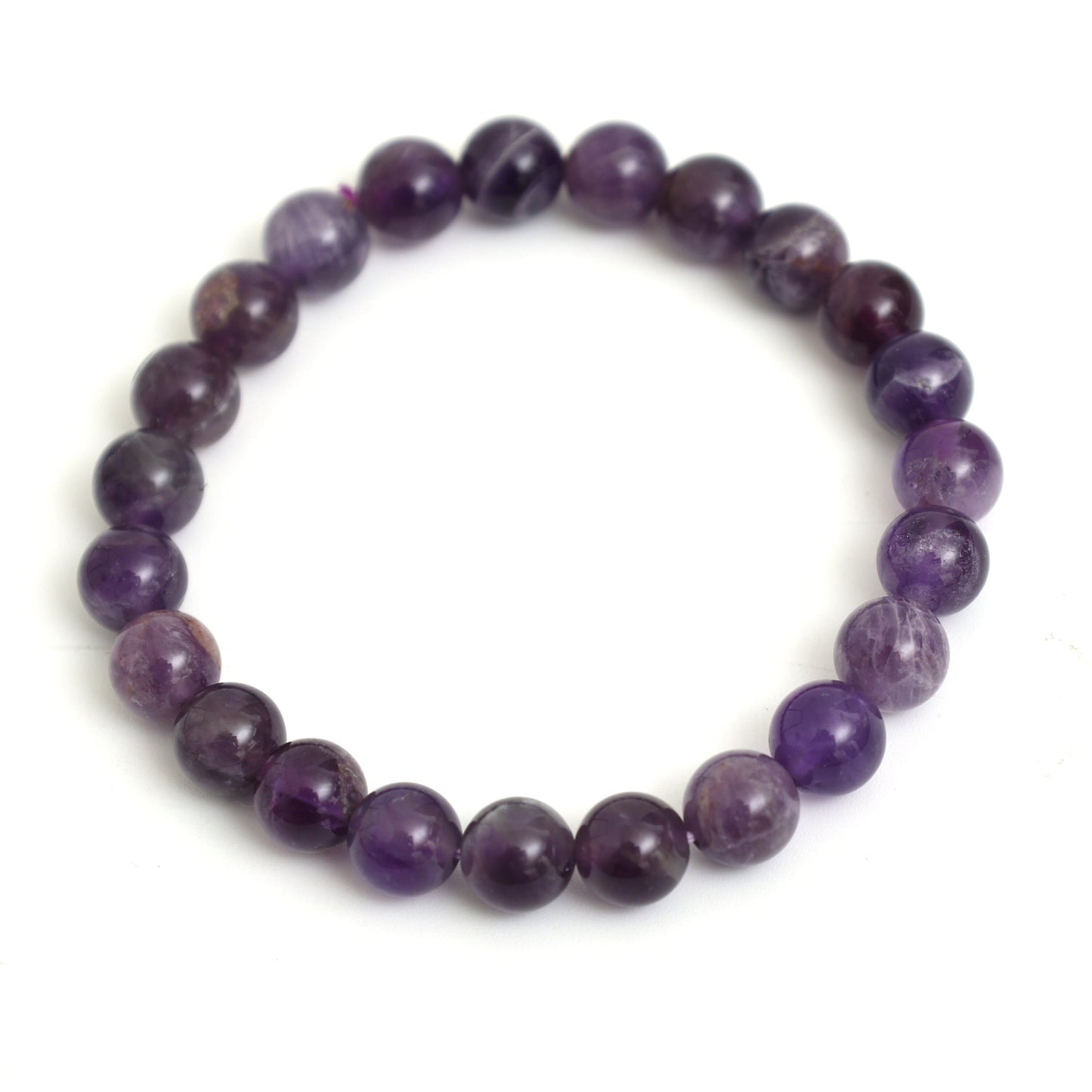 Amethyst Bead Bracelet