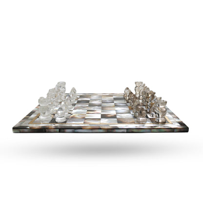 Mother of Pearl Chess Set - Atyahara Rocks and Minerals