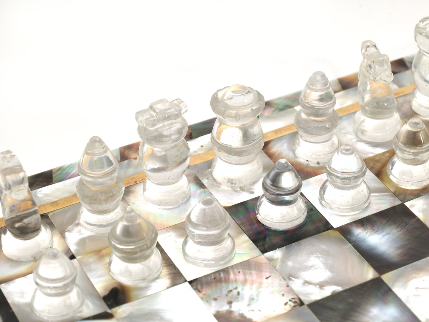 Mother of Pearl Chess Set - Atyahara Rocks and Minerals