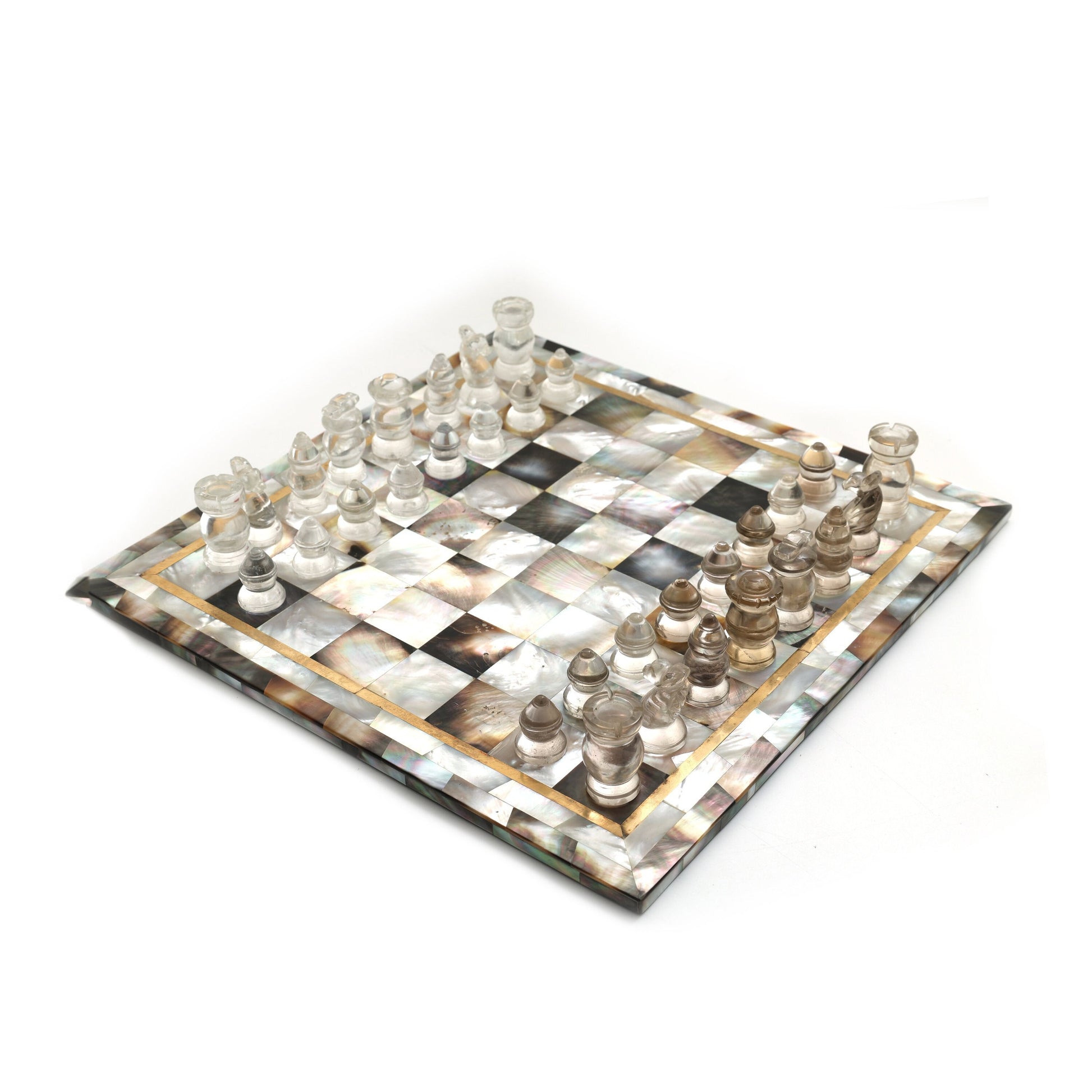 Mother of Pearl Chess Set - Atyahara Rocks and Minerals