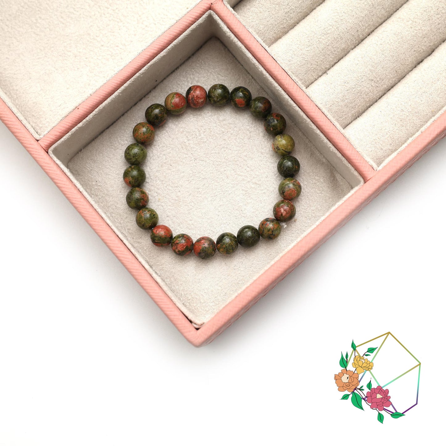 Unakite Bracelet - Atyahara Rocks and Minerals