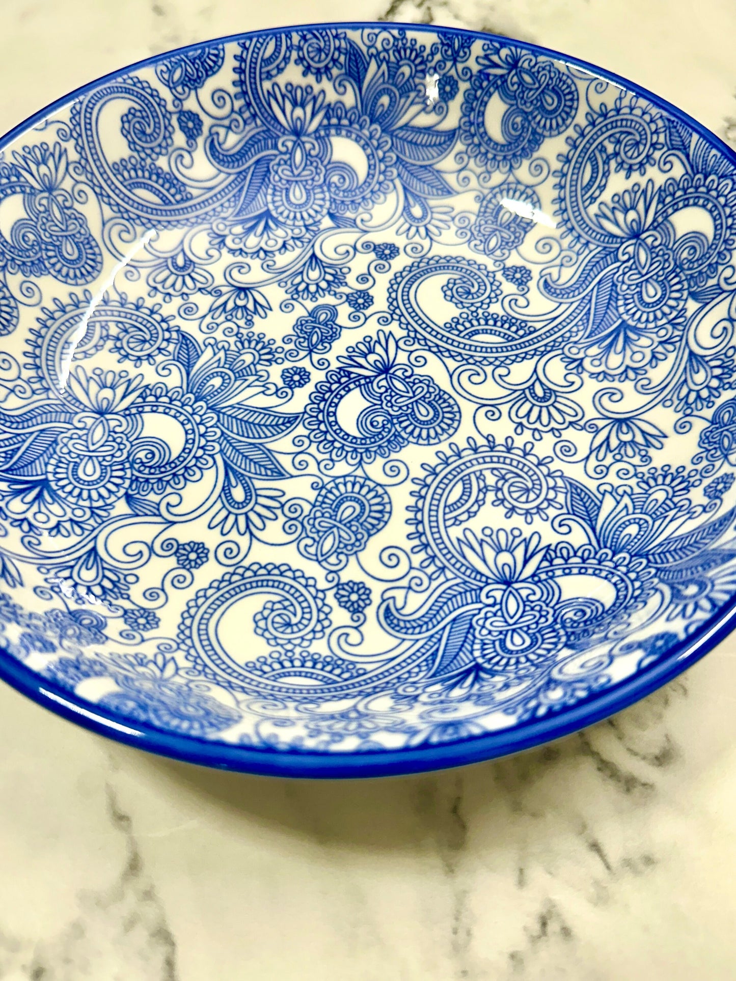 Handmade Ceramic Deep Dinner Plate - Atyahara Rocks and Minerals